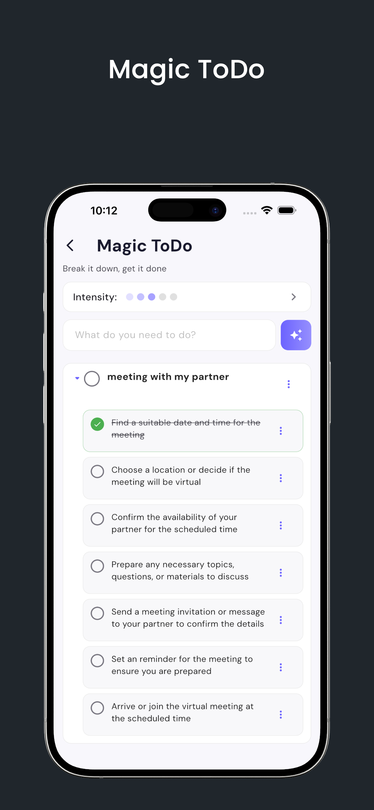 Goblin Tools - AI ADHD Planner screenshot